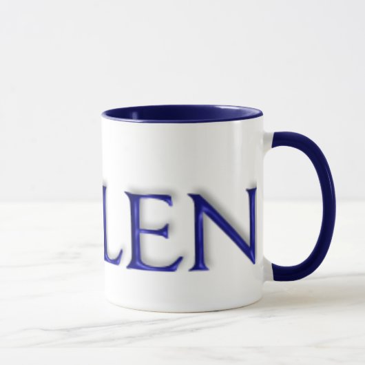 KRW Helen Blue Glass Mok (Rechts)