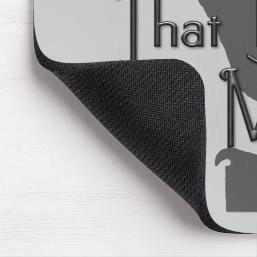 KRW het domme dat dromen gemaakt zijn van citaat Muismat (Hoek)