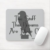 KRW het domme dat dromen gemaakt zijn van citaat Muismat (Met muis)