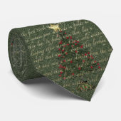 KRW het eerste Stropdas met Kerstmis te noel (Opgerold)
