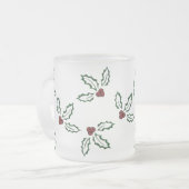 KRW Holly Frosted Mok (Voorkant links)