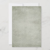 KRW Holly Holiday Custom Party Invitation Kaart (Achterkant)