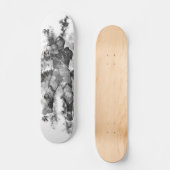 KRW Honor Knight in Battle Sketch Art V2 Skateboard (Voorkant)