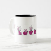 KRW I Love Ewe Tweekleurige Koffiemok (Voorkant links)