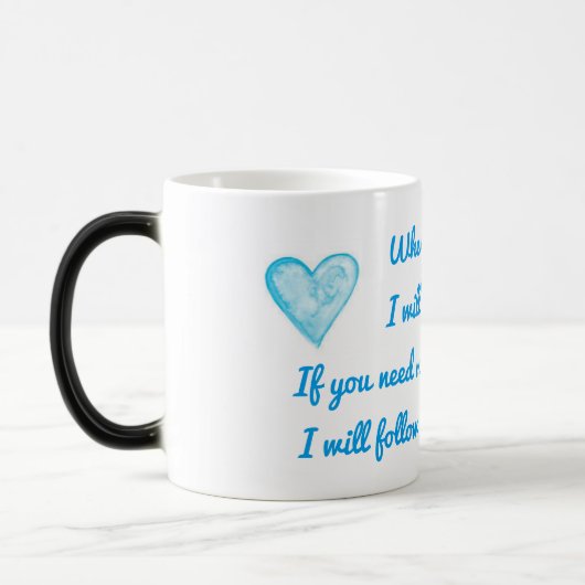 KRW Ik zal de morphing-Mok volgen Magische Mok (Links)