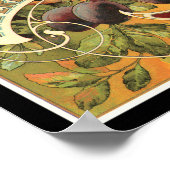 KRW  imperial Plums Fruit Crate Label Poster (Hoek)