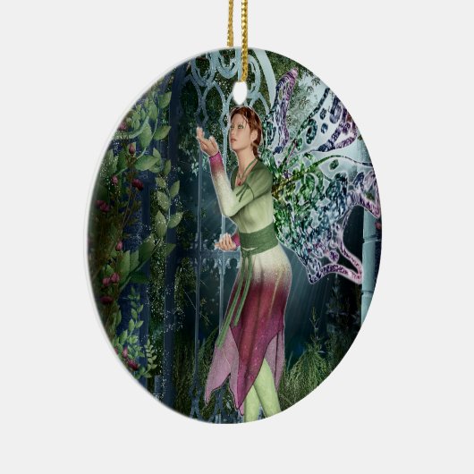 KRW in de nachtelijke feestdagen 2-zaaien Keramisch Ornament (Rechts)