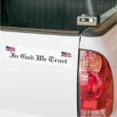 KRW in God We vertrouwen Bumpersticker (Op Truck)
