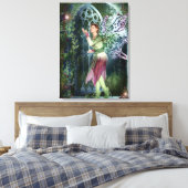 KRW Into the Night Fantasy Faery Art Canvas Afdruk (Insitu (Slaapkamer))