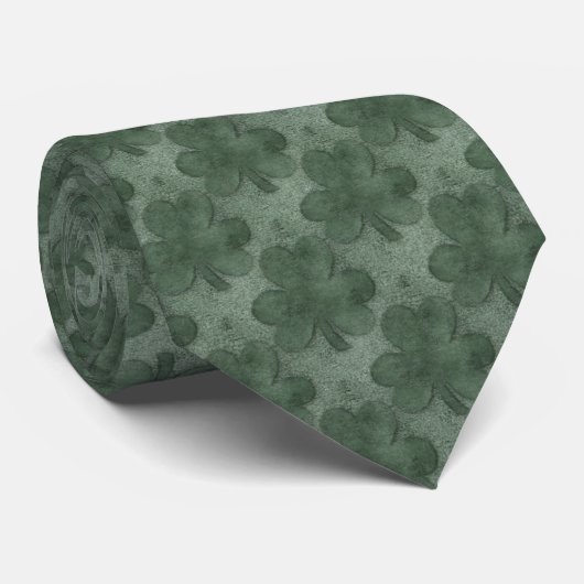 KRW Irish Shamrocks Stropdas (Opgerold)