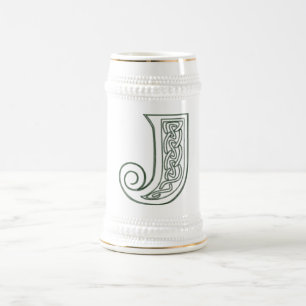 KRW - J - Celtic Monogrammed Stein Bierpul