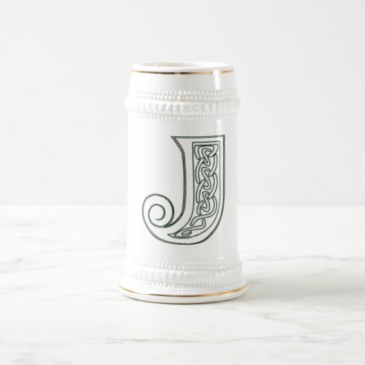 KRW - J - Celtic Monogrammed Stein Bierpul (Center)