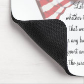 KRW J F Kennedy Quote Mousepad Muismat (Hoek)