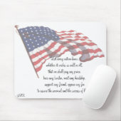 KRW J F Kennedy Quote Mousepad Muismat (Met muis)
