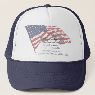 KRW J F Kennedy Quote Trucker Pet