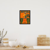 KRW  Jack & Jill Peppers Crate Label Poster (Keuken)