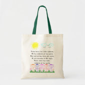 KRW Jesus houdt van de kleine Canvas tas. Tote Bag (Voorkant)