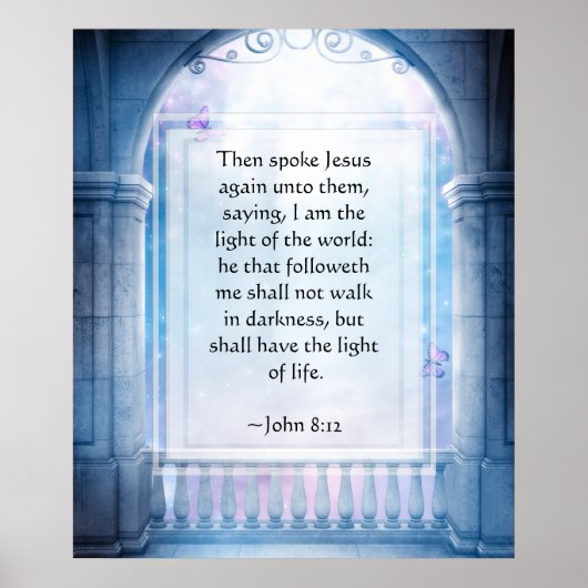 KRW Jesus is het Licht van het Wereld Poster (Voorkant)