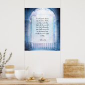 KRW Jesus is het Licht van het Wereld Poster (Keuken)