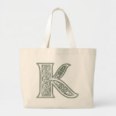 KRW - K - Celtic Monogrammed Canvas tas (Voorkant)