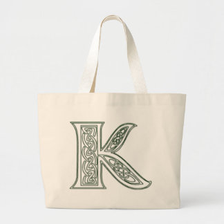 KRW - K - Celtic Monogrammed Canvas tas