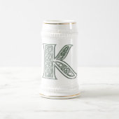KRW - K - Keltische monogrammed Stein Bierpul (Center)