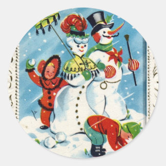 KRW Kinderen bij Play Kerst sticker