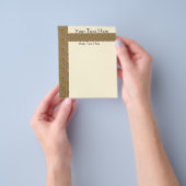 KRW kleurige herfst laat kleine brochure Sjabloon  (Hand)