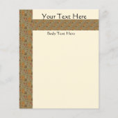 KRW kleurige herfst laat kleine brochure Sjabloon  (Voorkant)