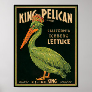 KRW  koningscode Pelican sla Poster