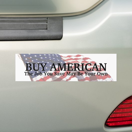 KRW Kopen American Save a Job Bumpersticker (Op auto)
