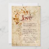 KRW Korintiërs Liefde is: Bruiloft Uitnodiging Ecr (Achterkant)