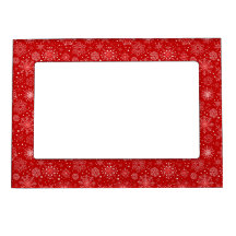 KRW Lacy White Snowflake Kerstmis Red Lijst