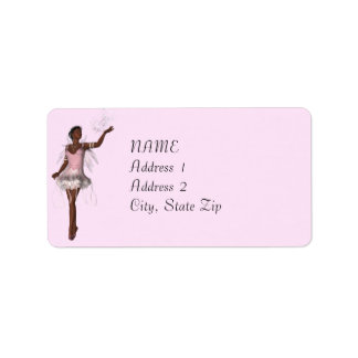 KRW Lana Fairy Fantasy Aangepaste Roze Adres Label