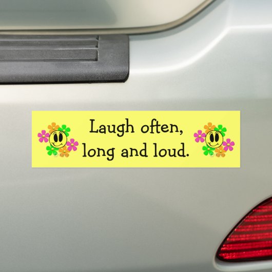 KRW Laugh Bumpersticker (Op auto)
