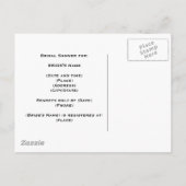 KRW Limoen Circle Douche Uitnodiging (Achterkant)