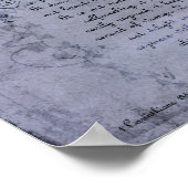 KRW Love is Patiëntencorinthians Bible Quote Poste Poster (Hoek)