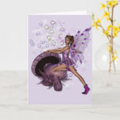 KRW Magische Stemming Faerie Fantasy Kaart (Gele Bloem)