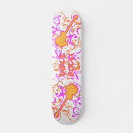KRW Meisjes Rock Gitaar Grunge Persoonlijk Skateboard