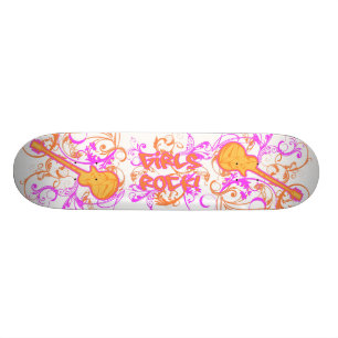 KRW Meisjes Rock Gitaar Grunge Persoonlijk Skateboard