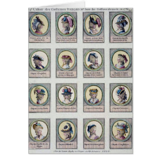 KRW  Mode Costume Francais 1783-kaart