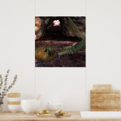 KRW moeder en kind Dragon Fantasy Poster (Keuken)