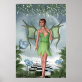 KRW Moonlit Dreams Fairy Fantasy Art Poster (Voorkant)