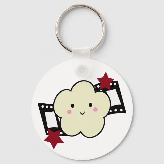 KRW Movie Popcorn Kawaii Sleutelhanger (Voorkant)
