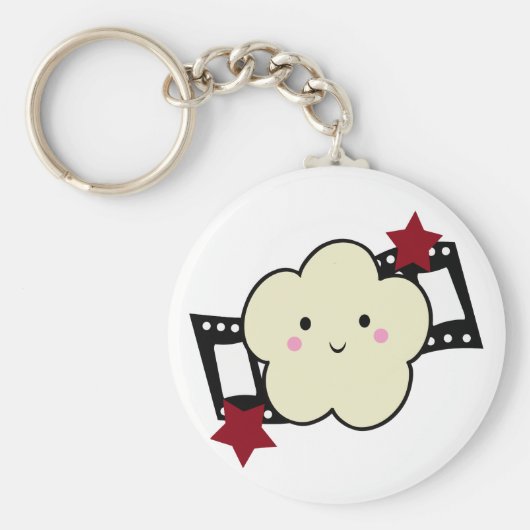 KRW Movie Popcorn Kawaii Sleutelhanger (Voorkant)