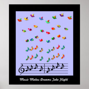 KRW Music maakt dromen vrij Poster