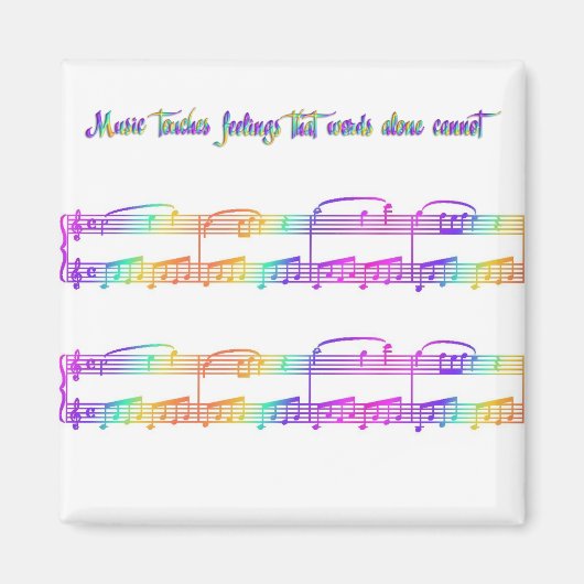 KRW Muziek raakt gevoelens Magneet (Voorkant)