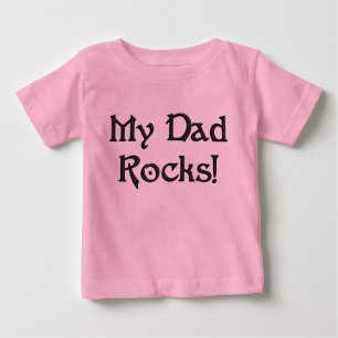 KRW My Dad Rocks Cute Baby Humor
