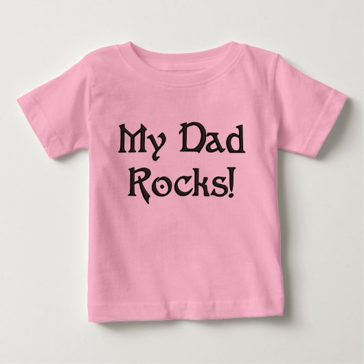 KRW My Dad Rocks Cute Baby Humor (Voorkant)