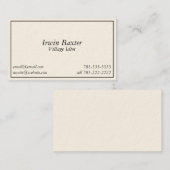 KRW Novelty Joke Village Idiot Bus Card Visitekaartje (Voorkant / Achterkant)